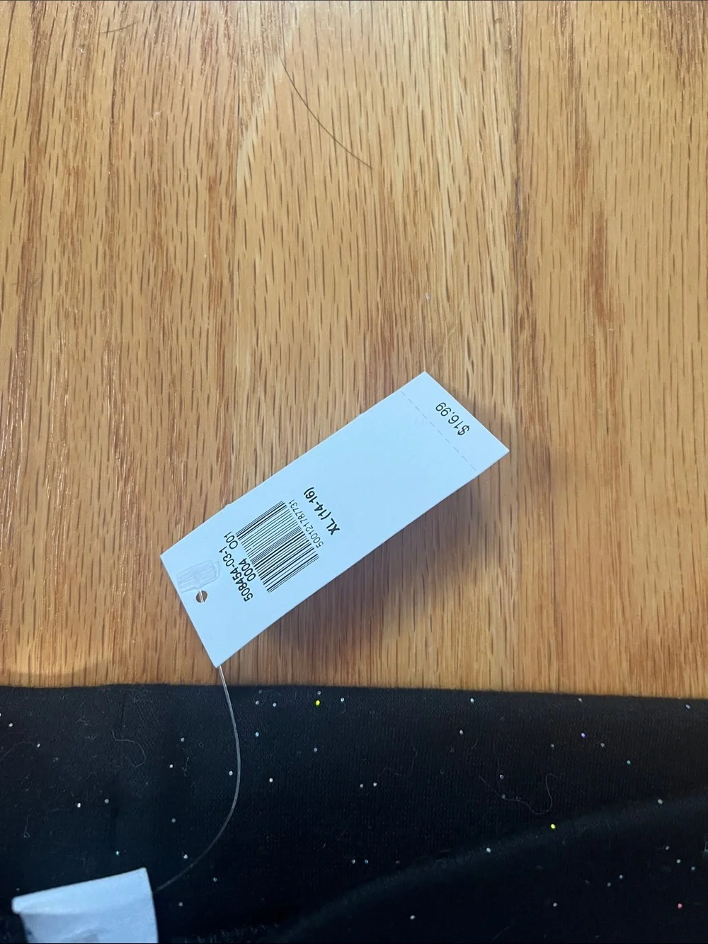 Old Navy Black Leggings with Silver Sparkle